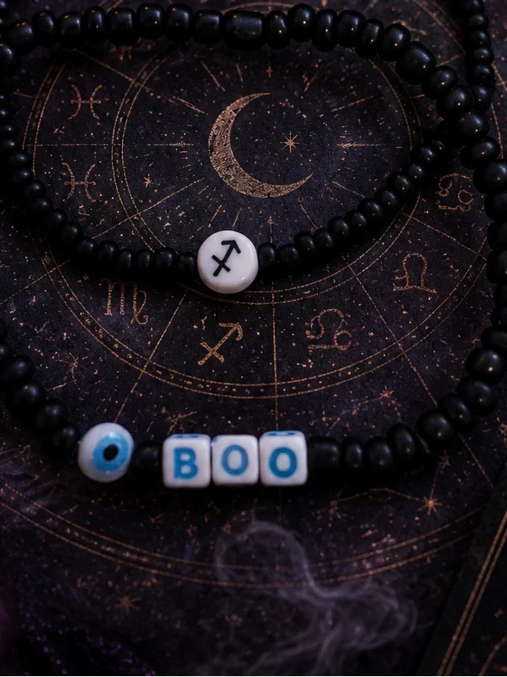 Spooky Zodiac Boo Bracelet Set 9”
